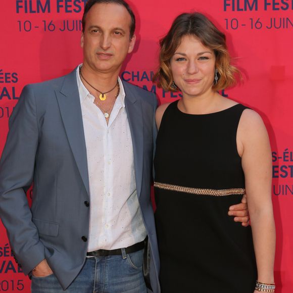 Michel Ferracci et sa femme Emilie Dequenne (habillée en Paule Ka et en bijoux Van Cleef & Arpels) - Soirée de clôture du 4ème Champs Elysées Film Festival à Paris le 16 juin 2015.