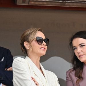 La princesse Charlène de Monaco, Mélanie-Antoinette de Massy (présidente de la fédération monégasque de tennis) - La famille princière assiste à la finale du Rolex Monte-Carlo Masters au Monte-Carlo Country Club de Monaco le 12 avril 2026

© Bruno Bebert / Bestimage
