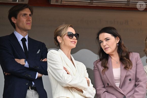 La princesse Charlène de Monaco, Mélanie-Antoinette de Massy (présidente de la fédération monégasque de tennis) - La famille princière assiste à la finale du Rolex Monte-Carlo Masters au Monte-Carlo Country Club de Monaco le 12 avril 2026

© Bruno Bebert / Bestimage