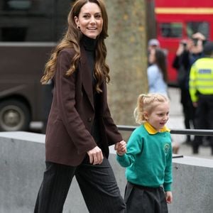 Catherine (Kate) Middleton, princesse de Galles, lance un nouveau projet de la "Royal Foundation Centre for Early Childhood" visant à soutenir les jeunes enfants dans le développement de compétences sociales à Londres, Royaume Uni, le 4 février 2025. © Julien Burton/Bestimage