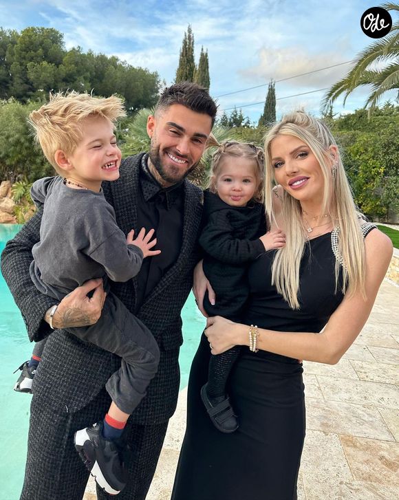 "On se souhaite mutuellement que du bonheur."

Jessica Thivenin et Thibault Garcia avec leurs enfants Leewane et Maylone.