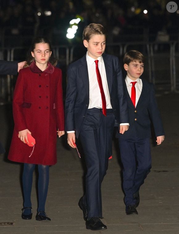 La famille royale d'Angleterre assiste à la messe "Together At Christmas Carol" à l'abbaye de Westminster à Londres, Royaume-Uni le 6 Décembre, 2024