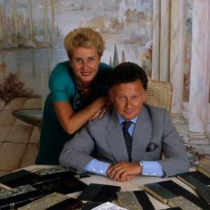 Ils ont eu deux filles, Dominique et Nathalie.

Philippe Bouvard chez lui à Paris avec sa femme Monique le 13 juin 1986.

Alain Canu via Bestimage