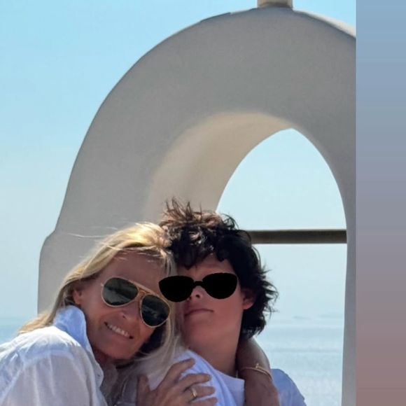 Une passion qu'elle a transmise à son fils Giuliano, 14 ans
Estelle Lefébure et son fils Giuliano