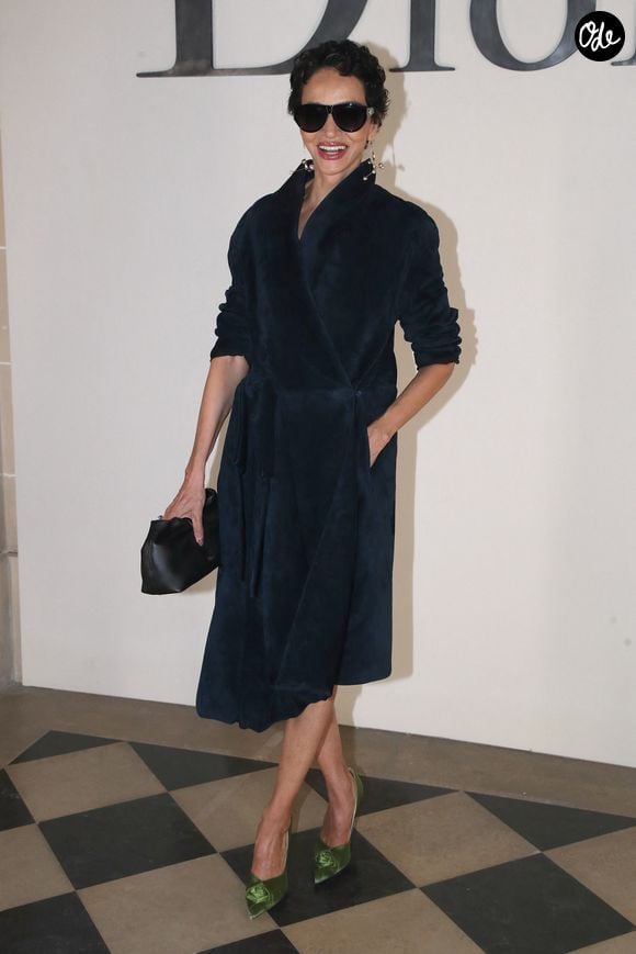 Farida Khelfa - Défilé de mode Dior Homme, Collection Printemps/Été 2027 - Photocall - dans le cadre de la Fashion Week de Paris, France, le 24 Juin 2026. 

© Bertrand Rindoff / Bestimage