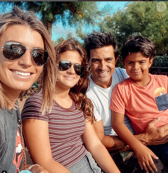 Jean-Pascal Lacoste était déjà l'heureux papa de Kylie et Maverick
Jean-Pascal Lacoste et Delphine Tellier avec Maverick et Kylie