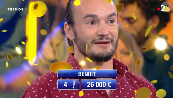 Il détient maintenant une cagnotte de 539 000 euros

Benoît dans "N'oubliez pas les paroles" sur France 2.