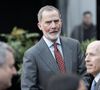 Une note d'humour qui n'a pas manqué de faire rire l'audience.

Le roi Felipe VI arrive à l'inauguration de la cinquième édition du forum économique espagnol "Wake Up, Spain !", à la Casa de América, le 31 mars 2025, à Madrid (Espagne). Sous le titre "Les défis de l'Espagne dans le nouvel ordre mondial, la cinquième édition de Wake Up, Spain !", plus de 150 intervenants du monde de la politique, des affaires, de la technologie et de la société civile tenteront d'apporter des idées au débat public pour stimuler la croissance soutenue et durable de l'économie espagnole.

Diego Radamés / Europa Press