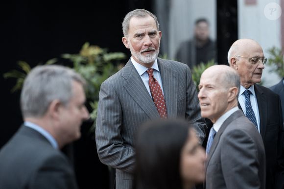 Une note d'humour qui n'a pas manqué de faire rire l'audience.

Le roi Felipe VI arrive à l'inauguration de la cinquième édition du forum économique espagnol "Wake Up, Spain !", à la Casa de América, le 31 mars 2025, à Madrid (Espagne). Sous le titre "Les défis de l'Espagne dans le nouvel ordre mondial, la cinquième édition de Wake Up, Spain !", plus de 150 intervenants du monde de la politique, des affaires, de la technologie et de la société civile tenteront d'apporter des idées au débat public pour stimuler la croissance soutenue et durable de l'économie espagnole.

Diego Radamés / Europa Press