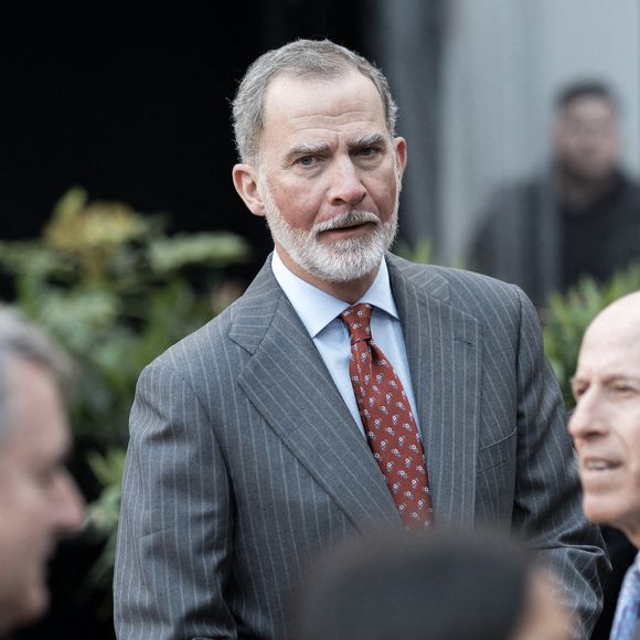 Une note d'humour qui n'a pas manqué de faire rire l'audience.

Le roi Felipe VI arrive à l'inauguration de la cinquième édition du forum économique espagnol "Wake Up, Spain !", à la Casa de América, le 31 mars 2025, à Madrid (Espagne). Sous le titre "Les défis de l'Espagne dans le nouvel ordre mondial, la cinquième édition de Wake Up, Spain !", plus de 150 intervenants du monde de la politique, des affaires, de la technologie et de la société civile tenteront d'apporter des idées au débat public pour stimuler la croissance soutenue et durable de l'économie espagnole.

Diego Radamés / Europa Press