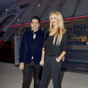 Adriana Karembeu et son mari André (Aram) Ohanian - Cérémonie de remise des prix du 25ème Sportel de Monaco le 8 octobre 2014. Philippe Doignon / Bestimage