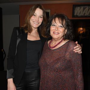 Semi-exclusif - Carla Bruni-Sarkozy et Claudia Cardinale - Arrivées et backstage du 14ème Gala de la Fondation pour la recherche sur Alzheimer à l' Olympia à Paris le 18 mars 2019. © Coadic Guirec/Bestimage
