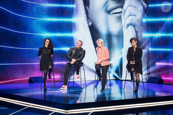 Exclusif - Les coachs ou professeurs de chant de Slimane entre ses 12 et 17 ans : Angie, Bruno Berberes, Nathalie Dupuis, Fabienne Lamontagne - Enregistrement de l'émission "La boite à secrets", présentée par F.Bollaert, qui sera diffusée le 18 octobre sur France 3 en prime time. Le 7 octobre 2019
© Tiziano Da Silva / Bestimage