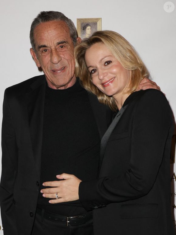 Exclusif - Thierry Ardisson et sa femme Audrey Crespo-Mara - Défilé rétrospectif Nathalie Garçon à l'occasion de ses 35 ans de sa marque lors d'une closing party à l'hôtel Raphael à Paris le 19 novembre 2024.
© Coadic Guirec/Bestimage