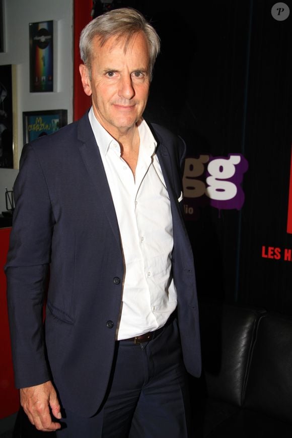 Exclusif - Bernard de La Villardière - People lors de l'enregistrement de l'émission "Le Show de Luxe" sur la Radio Voltage à Paris. Le 20 juin 2019 © Philippe Baldini / Bestimage