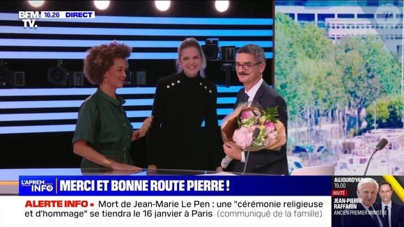 Pierre Kupferman quitte BFMTV après 10 ans, la nouvelle annoncée dans "L'aprèm info", le 8 janvier 2025