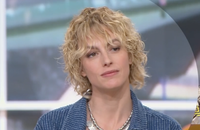 Sara Mortensen invitée de "Télématin" sur France 2.
