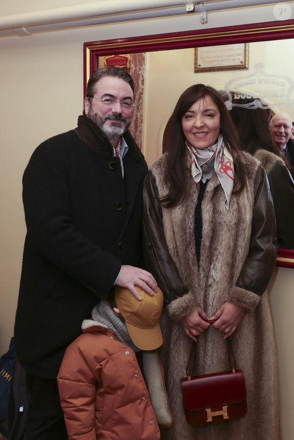 Prince et Princesse Murat lors de la représentation pour Les Pièces Jaunes du Cirque Bouglione au Cirque d'Hiver organisée par le couturier Stéphane Rolland, Paris, France, le 10 janvier 2026. © Jack Tribeca / Bestimage