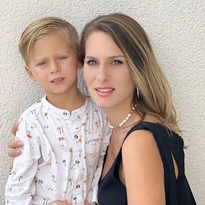 Camille Santoro et l'un de ses enfants
Instagram @madame.santoro