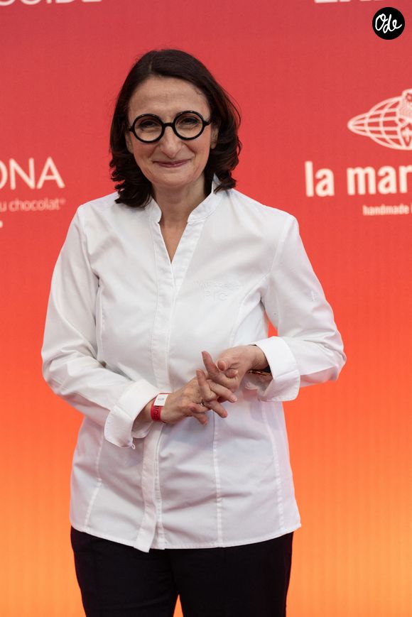 Anne-Sophie Pic, lors de la cérémonie de remise des étoiles du Guide Michelin 2026, qui s'est tenue à Monte-Carlo, au Grimaldi Forum, dans la Principauté de Monaco, le 16 mars 2026. Photo de Pascal Avenet/ABACAPRESS.COM