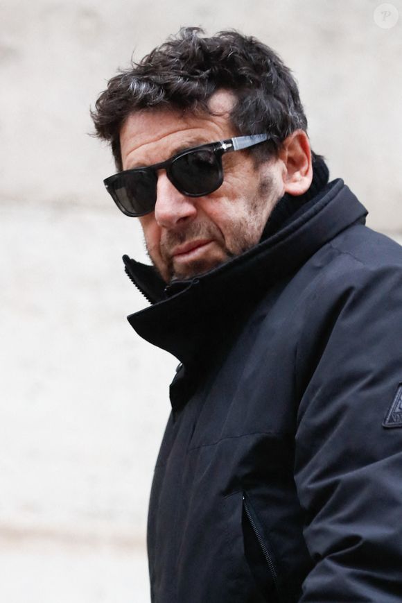 Patrick Bruel aux obsèques de Niels Arestrup à l'Église Saint-Roch à Paris. Le 10 décembre 2024. © Christophe Clovis / Bestimage