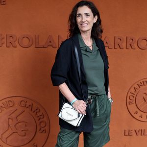 Mademoiselle Agnès (Agnès Boulard) - Les célébrités au village lors des Internationaux de France de Tennis de Roland Garros le 1er juin 2025. © Dominique Jacovides / Bestimage