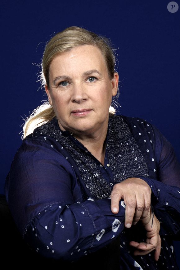 Hélène Darroze pose lors d'une séance de portrait à Paris, France, le 13 septembre 2022. Photo par Vim/Abaca