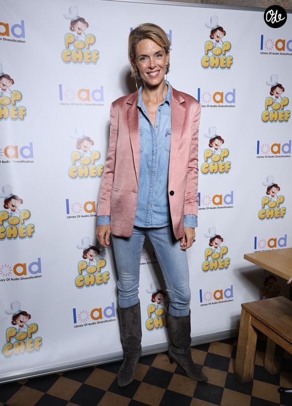 Exclusif -  Julie Andrieu - Lancement du projet musical ludo éducatif "pop chef" au café Bogato à Paris le 18 octobre 2023.

© Denis Guignebourg / Bestimage