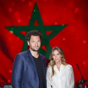 Exclusif - Eric Antoine, Ophélie Meunier - Enregistrement du grand concert caritatif "Tous avec le Maroc" au Dôme de Paris, diffusée en direct sur M6 le 13 septembre 2023. © Jack Tribeca / Bestimage