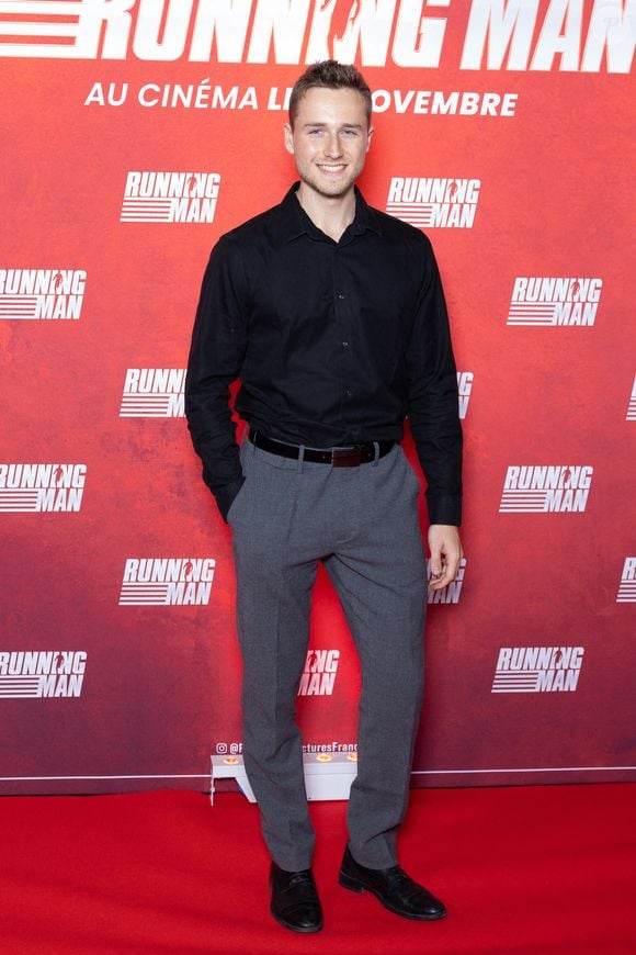 Theo L. de la Star Academy 2025 assiste à la première du film 'Running Man' à l'UGC Cine Cite Bercy le 03 novembre 2025 à Paris, France. Photo by Nasser Berzane/ABACAPRESS.COM