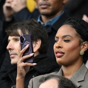 Angélique Angarni-Filopon en tribunes lors du match de football Ligue 1 Uber Eats opposant le Paris Saint-Germain (PSG) à l'OGC Nice (1-0) au Parc des Princes à Paris, France, le 1er novembre 2025. © Lionel Urman/Bestimage