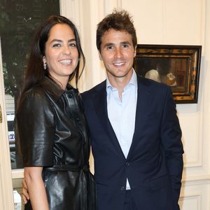 Anouchka Delon et Julien Dereims - Conférence de presse pour la vente de la collection Alain Delon chez Bonhams Cornette de Saint Cyr à Paris le 19 juin 2023© Coadic Guirec/Bestimage