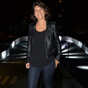 Exclusif - Estelle Denis - Cupra France inaugure son circuit automobile éphémère "The roof of driving experience" sur les toits de Paris le 25 septembre 2019. © Christophe Clovis - Veeren Ramsamy / Bestimage