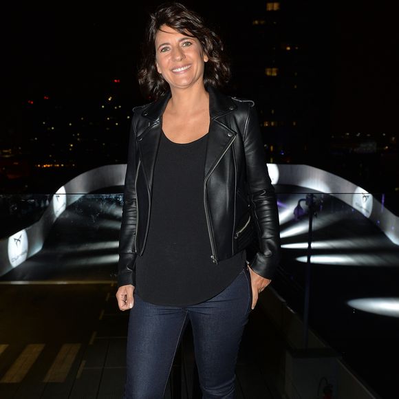 Exclusif - Estelle Denis - Cupra France inaugure son circuit automobile éphémère "The roof of driving experience" sur les toits de Paris le 25 septembre 2019. © Christophe Clovis - Veeren Ramsamy / Bestimage