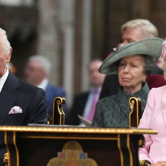 Le roi Charles III d'Angleterre et Camilla Parker Bowles, reine consort d'Angleterre - La famille royale d'Angleterre célèbre le 76ème Commonwealth Day à l'abbaye de Westminster à Londres le 10 mars 2025. ©Julien Burton / Bestimage