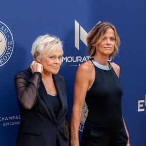 Muriel Robin, Anne Le Nen lors du 10ème anniversaire du Mouratoglou Annual Charity Gala. A la Mouratoglou Tennis Academy, Sofia Antipolis, France le 23 juin 2024. Photo de Cyril Chateau/BACAPRESS.COM