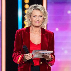 Sophie Davant lors du Téléthon 2024, à Saint Denis, près de Paris, France, le 29 novembre 2024. Photo par Alexis Jumeau/ABACAPRESS.COM