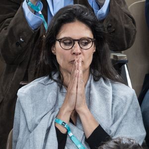 Apolline de Malherbe dans les tribunes lors des Internationaux de France de Tennis de Roland Garros 2025, à Paris, France, le 4 juin 2025. © Jacovides-Moreau/Bestimage