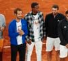 Une star du tennis évoque les difficultés financières de son sport
Hommage a Jo-Wilfried Tsonga (FRA) - Emotion - Gaël Monfils (FRA) - Richard Gasquet (FRA) - Gilles Simon (FRA) - Benoit Paire (FRA) à l'issue de son dernier match de tennis au court Philippe-Chatrier aux Internationaux de France de tennis de Roland Garros à Paris, France © Michael Baucher/Panoramic/Bestimage