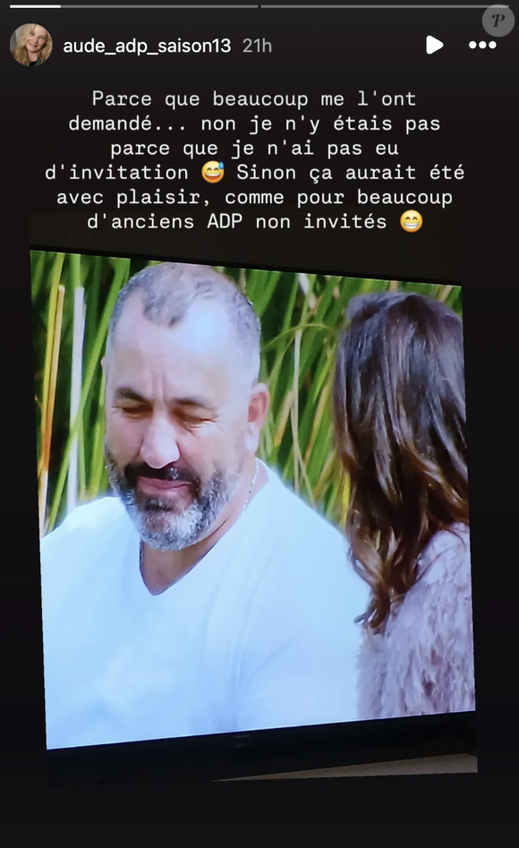 Capture d'écran Instagram