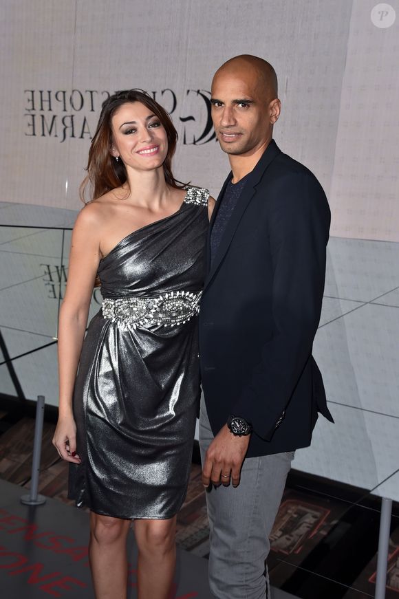 Rachel Legrain-Trapani et son ex-mari Aurélien Capoue - Défilé "Christophe Guillarmé" collection prêt-à-porter Printemps/Eté 2016 lors de la fashion week à l'atelier Renault à Paris le 30 septembre 2015.

© Bestimage