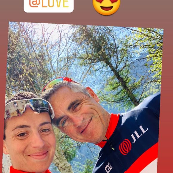 Laurent Jalabert avec sa compagne Marion sur Instagram