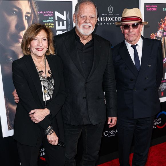 Lesli Linka Glatter, Taylor Hackford, Jacques Audiard - Première du film "Emilia Perez" lors de la soirée d'ouverture du Festival du Film "The American French Film Festival" à Los Angeles. Le 29 octobre 2024
