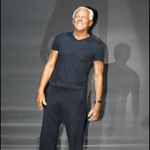 Giorgio Armani lors du défilé Haute couture automne hiver 2007-2008 à Paris
©RINDOFF-BORDE / BESTIMAGE