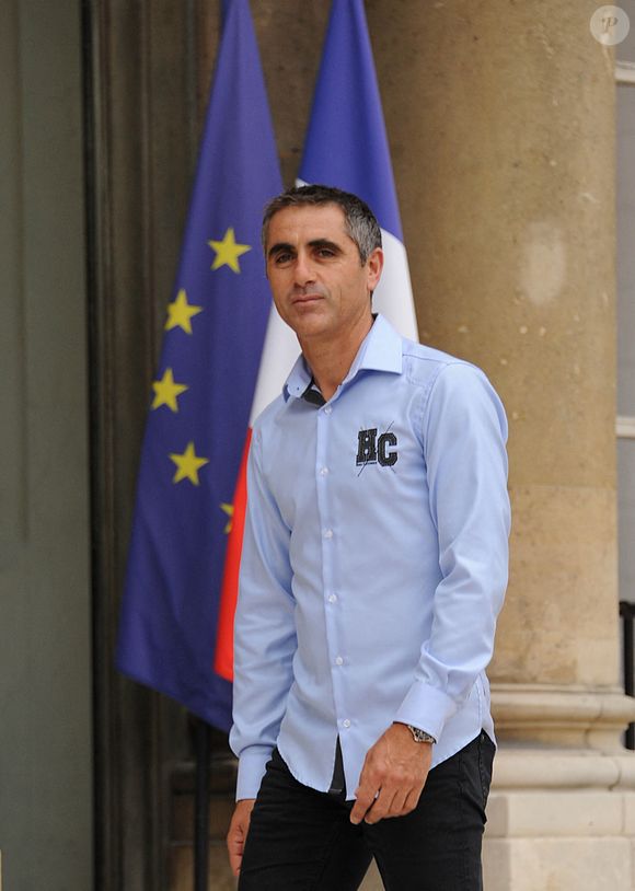 Laurent Jalabert après la 98e édition du Tour de France au palais de l'Elysée à Paris, France, le 24 juillet 2011. Photo de Giancarlo Gorassini/ABACAPRESS.COM
