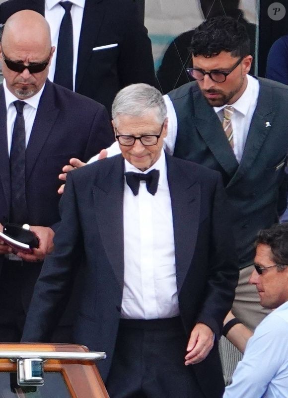 Bill Gates et sa femme Mélinda Gates lors du mariage de Jeff Bezos et Lauren Sanchez à Venise le 27 juin 2025. Backgrid UK / Bestimage