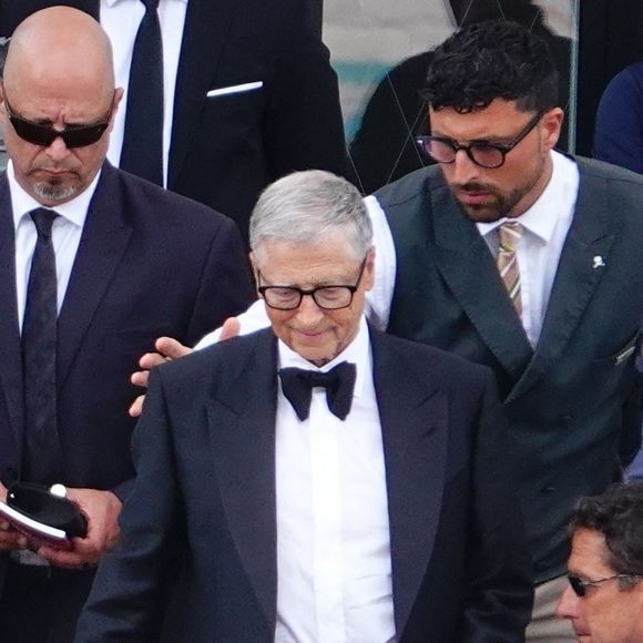 Bill Gates et sa femme Mélinda Gates lors du mariage de Jeff Bezos et Lauren Sanchez à Venise le 27 juin 2025. Backgrid UK / Bestimage