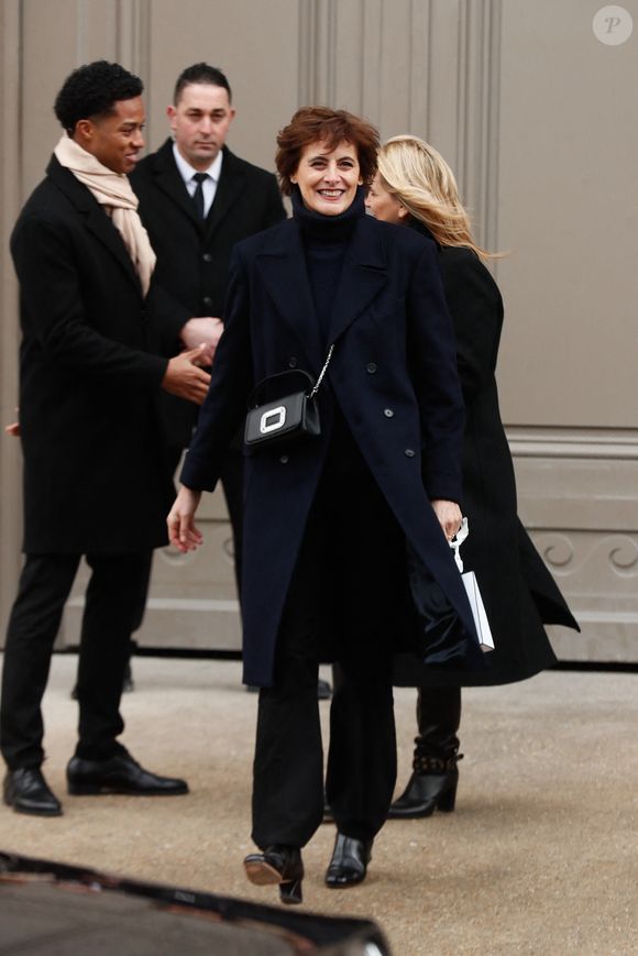 Inès de La Fressange - Les célébrités au défilé Chanel "Collection Haute Couture Printemps/Eté 2025" lors de la Fashion Week de Paris (PFW), le 28 janvier 2025
© Christophe Clovis / Bestimage