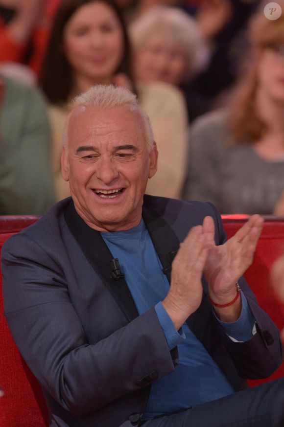 Michel Fugain lors de l'enregistrement de Vivement Dimanche à Paris, France, le 25 février 2015. Photo by Max Colin/ABACAPRESS.COM