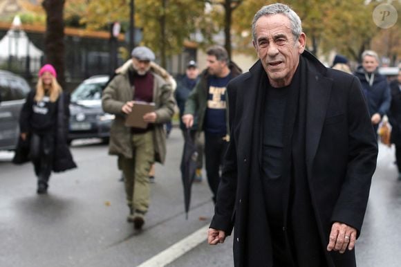 Thierry Ardisson lors d'une marche contre l'antisémitisme à Paris, le 12 novembre 2023 © Stéphane Lemouton / Bestimage